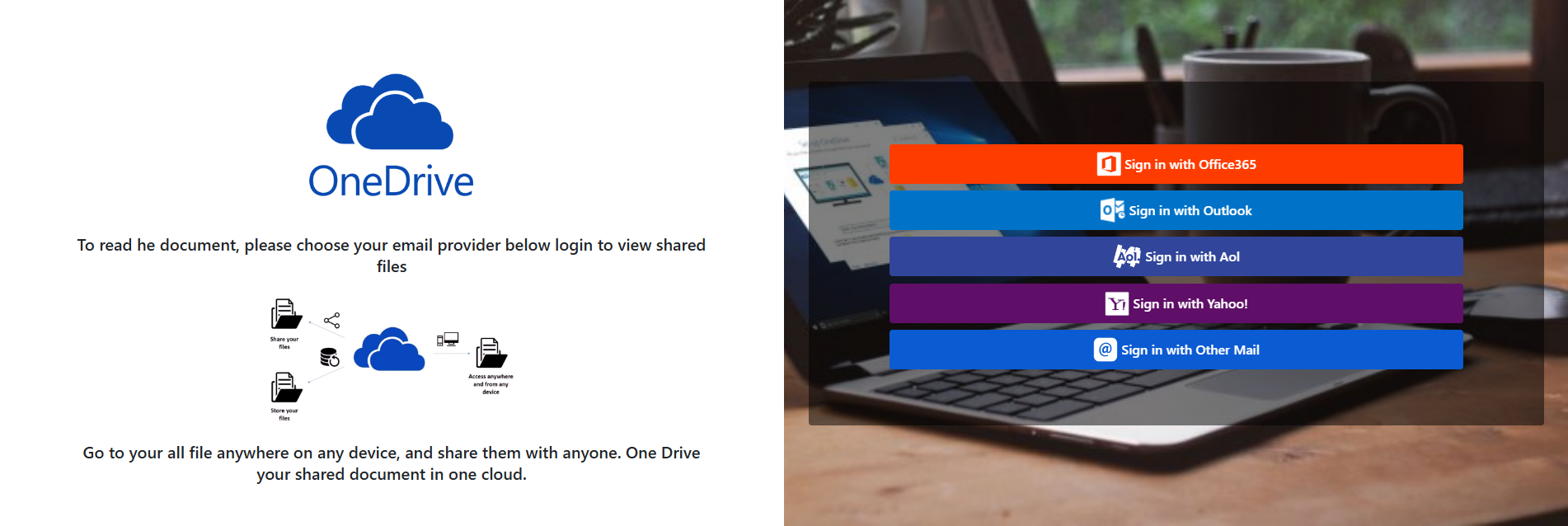Forensic screenshot of [REDACTED].br showing the phishing page layout