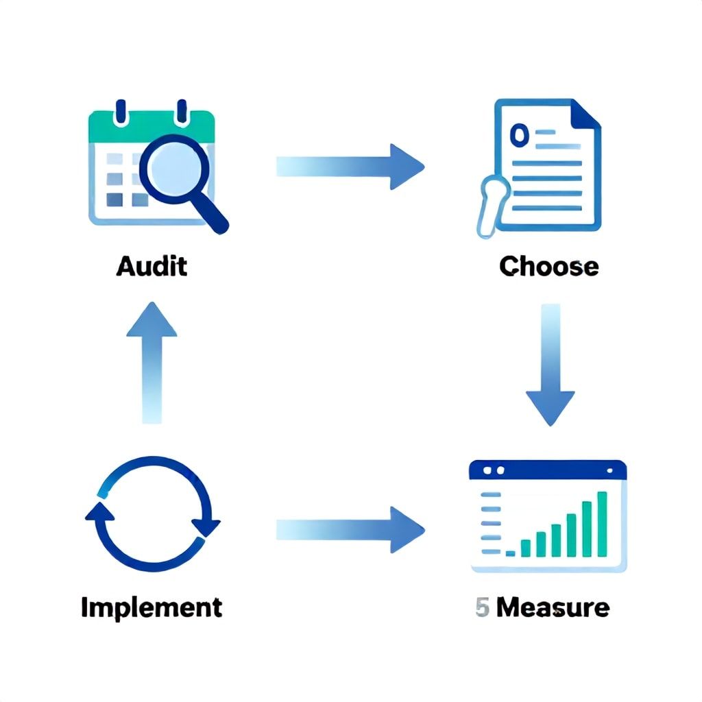 5-phase alignment framework for async video messaging illustrated with icons and connected arrows
