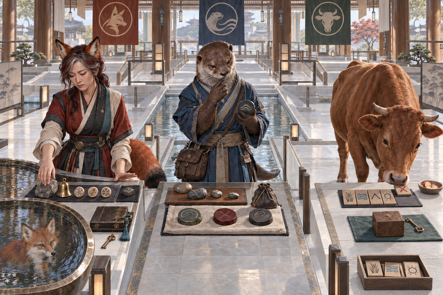 Awakened beasts of Seoul shown in different physical presentations