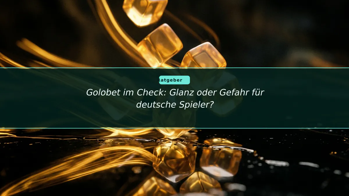 Golobet im Check: Glanz oder Gefahr für deutsche Spieler?