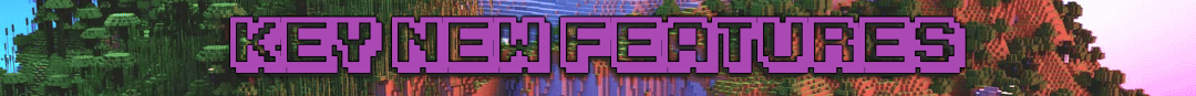 Key new Features