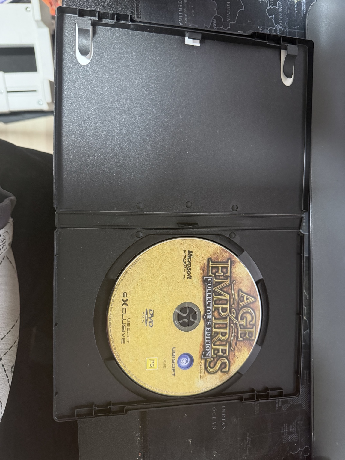 Gold Age of Empires Collector’s Edition DVD inside the case