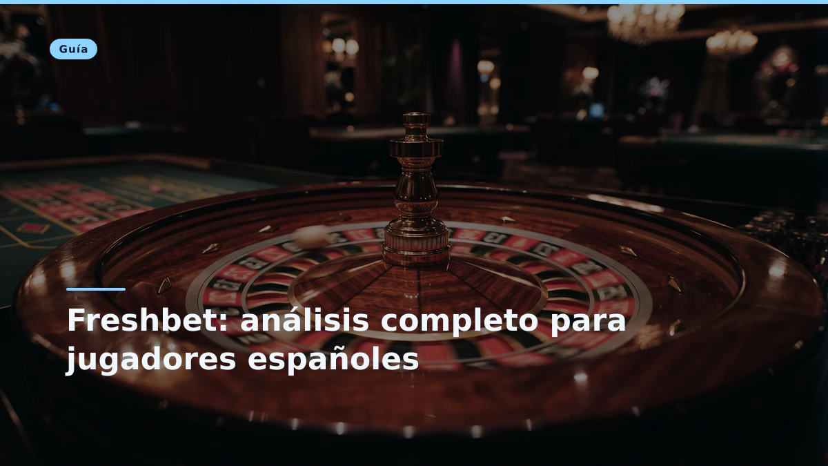 Freshbet: análisis completo para jugadores españoles