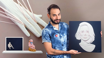 Domestika - Ritratti 3D con strati di carta - Ita