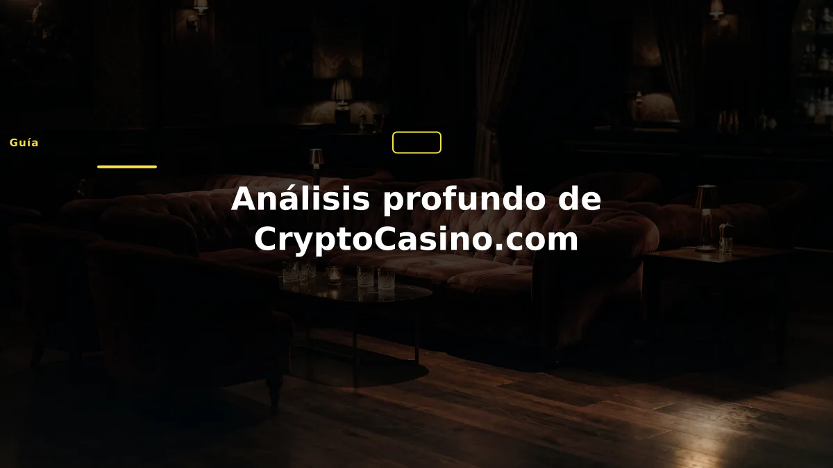Análisis profundo de CryptoCasino.com