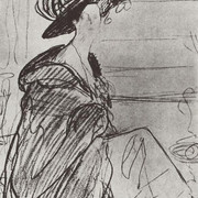 Портрет кн О К Орловой 1910
