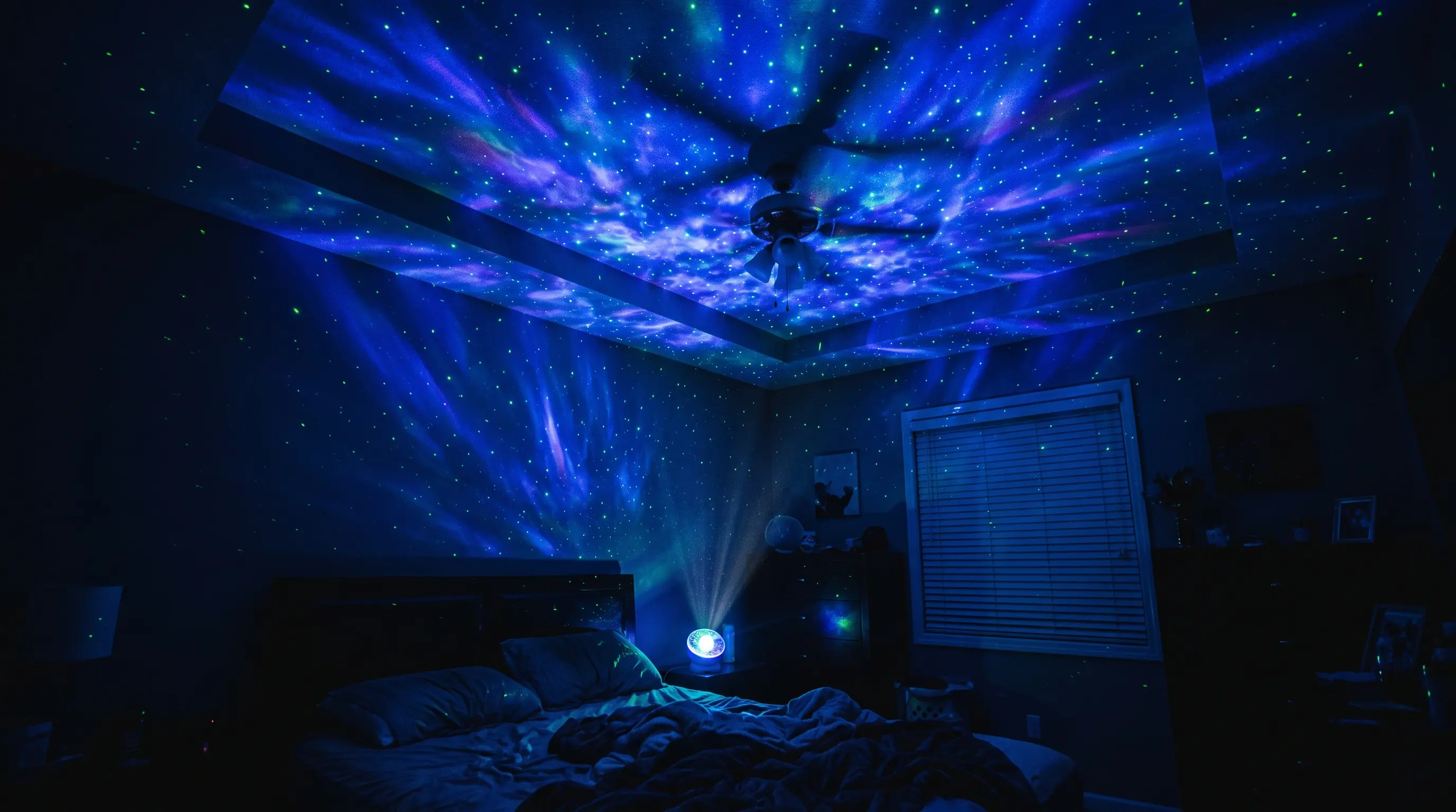 Projection-Mapped Ceiling Galaxies