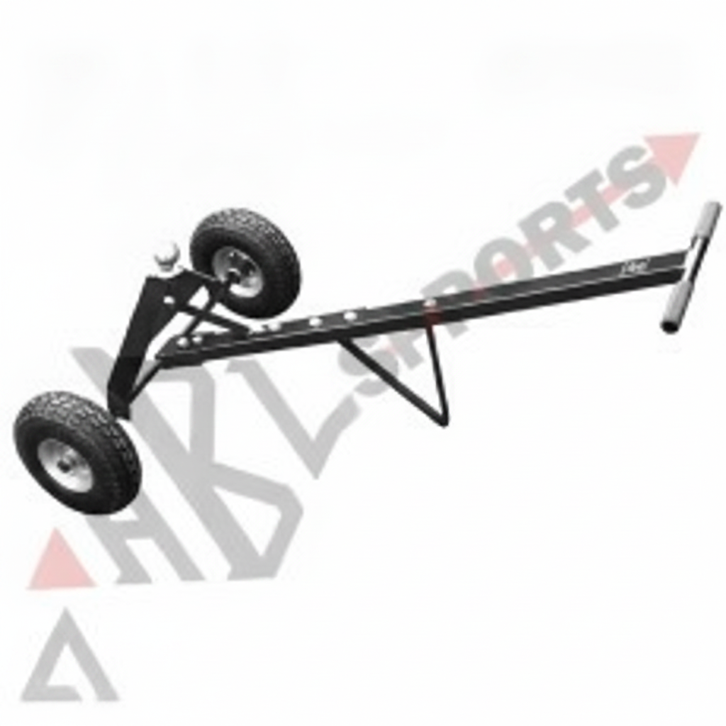 Trailer Hitch Hand Dolly Mover, 270kg Capacity, 600lb, 1100mm Length