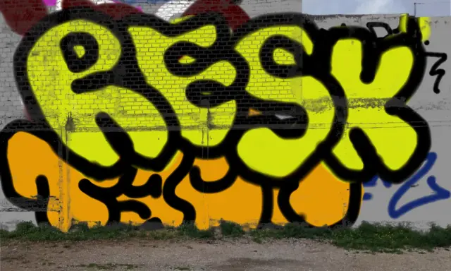 Graffiti artwork by Res