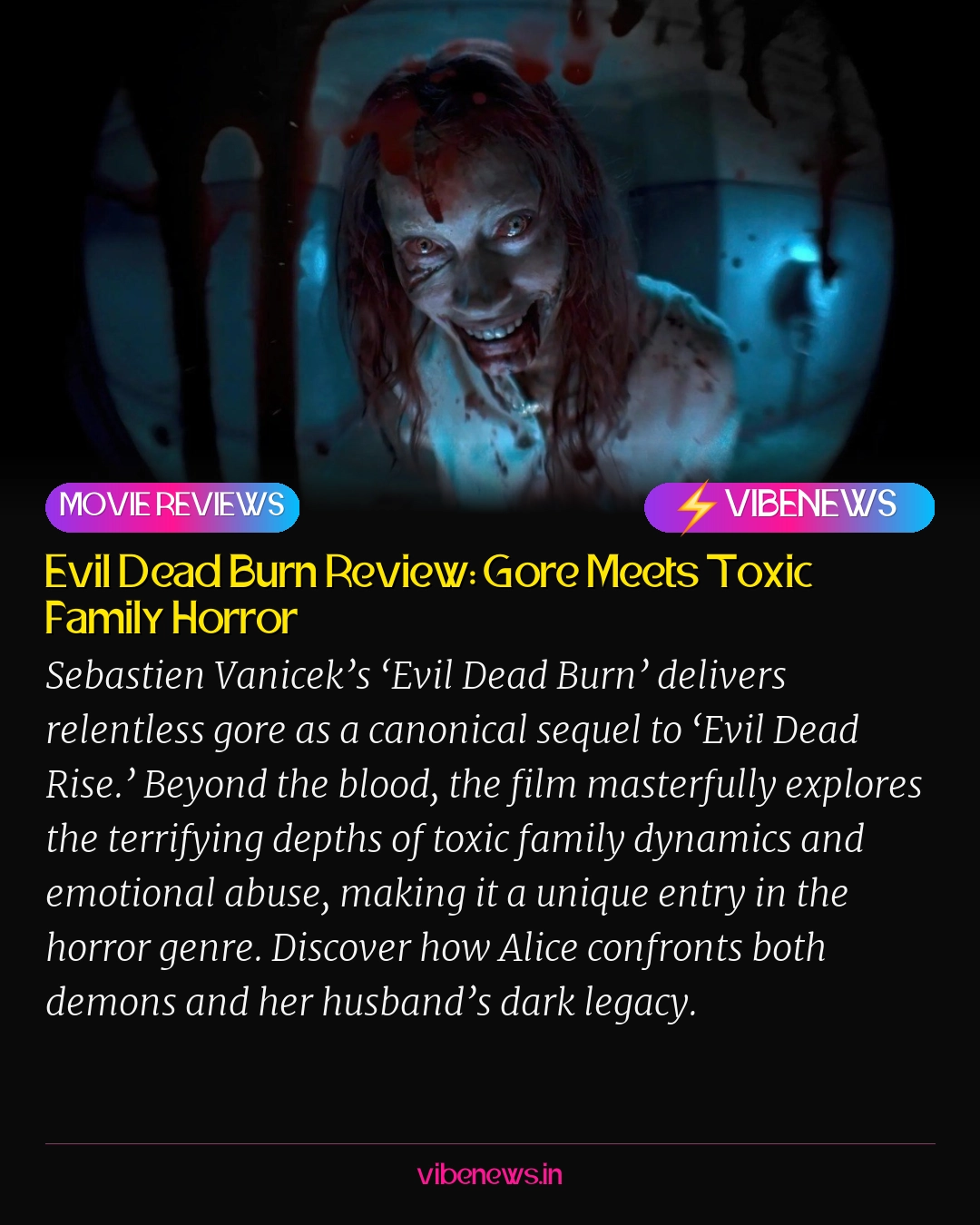 Evil Dead Burn Review: Gore Meets Toxic Family Horror