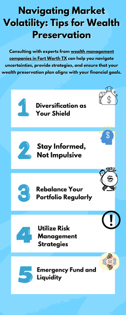 Navigating market volatility requires a combination of strategic planning, discipline, and a focus on long-term goals. By implementing these tips for wealth preservation, you can not only weather market turbulence but also position yourself for financial success in the years to come. Remember, a well-prepared investor is a resilient investor. To know more visit here https://www.alignedwealthadv.com/