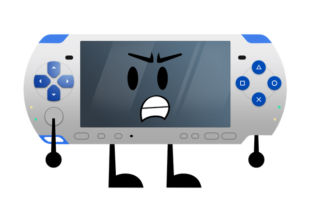 PSP-3000-Full-Body-BFDI-Style-Angry-Looking-Right-2