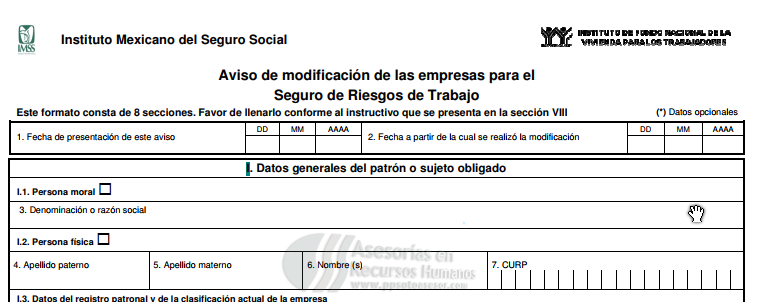 Alta patronal, todos los formatos