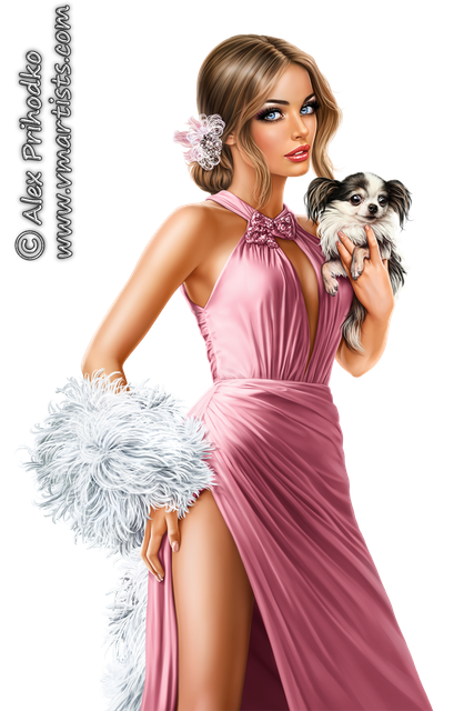 684-Lady-with-a-dog