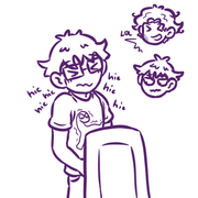 hiccups during peeing