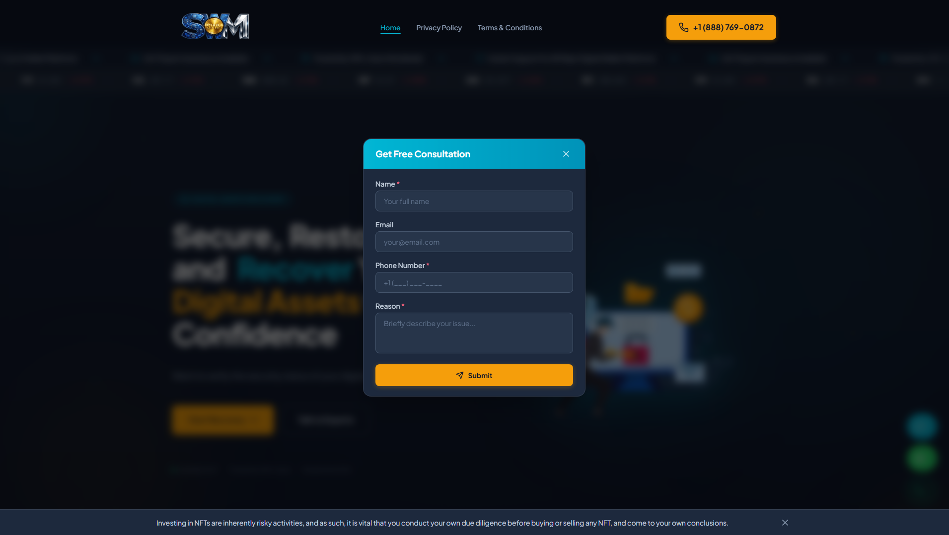 Screenshot of smartwalletmanagement.com