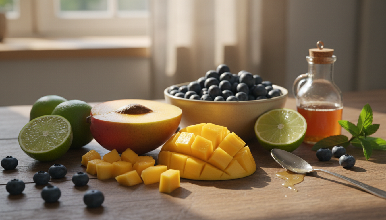 Key Ingredients for the Perfect Fruit Salad | Summer Mango Blueberry Salad