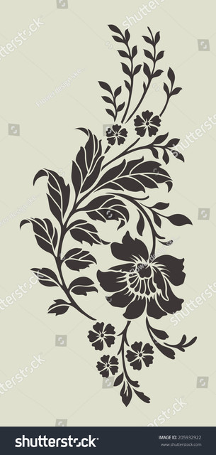 stock vector flower design elements vector 205932922.jpg