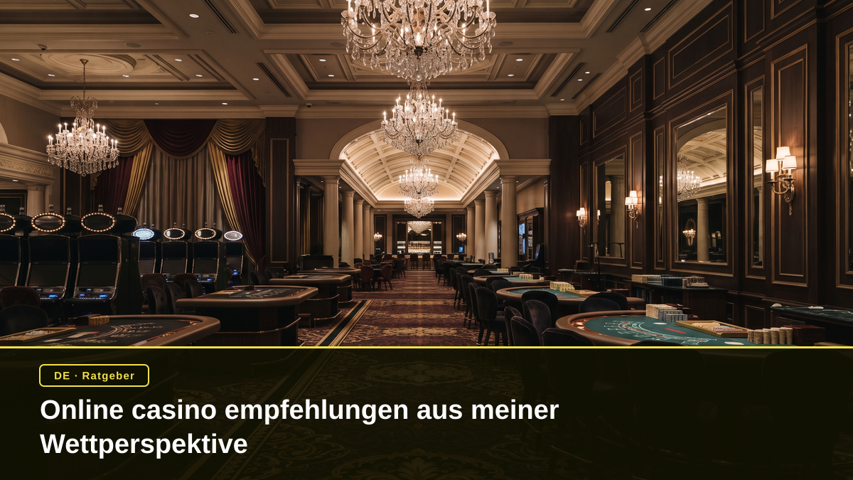 Online casino empfehlungen aus meiner Wettperspektive