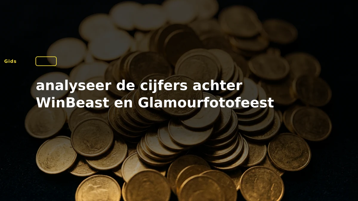 analyseer de cijfers achter WinBeast en Glamourfotofeest