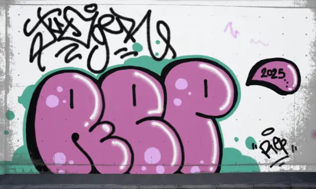 Graffiti artwork by BASS
