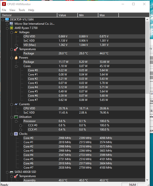 CPUID-HWMONITor