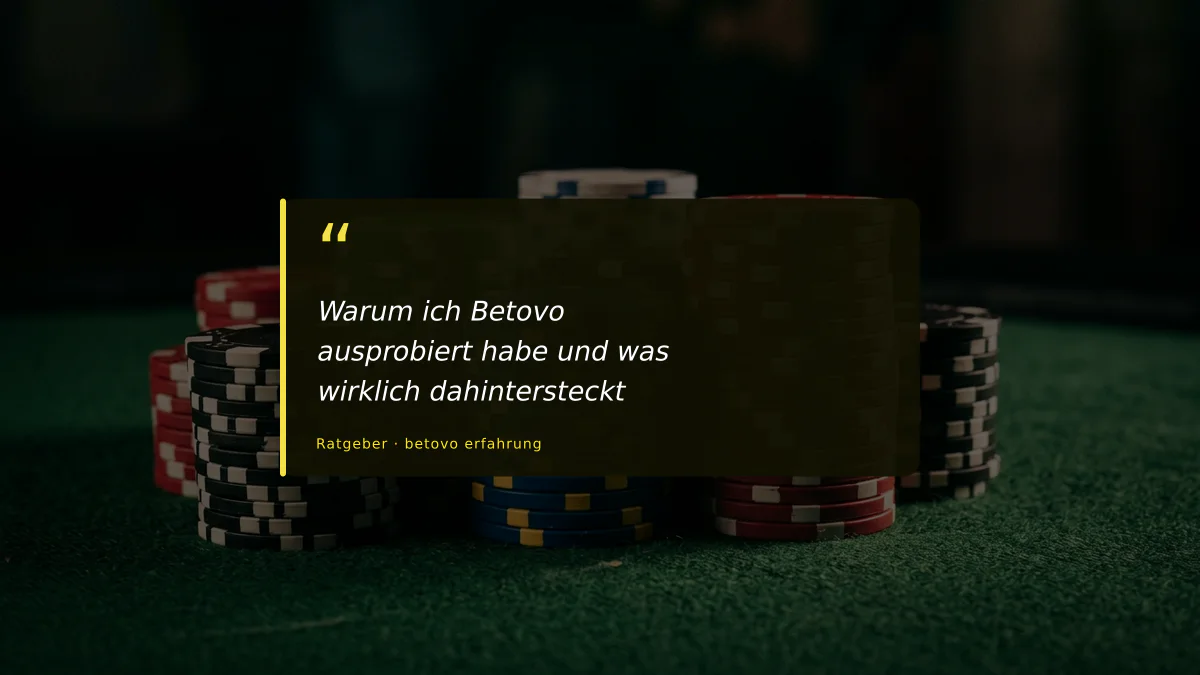 Warum ich Betovo ausprobiert habe und was wirklich dahintersteckt