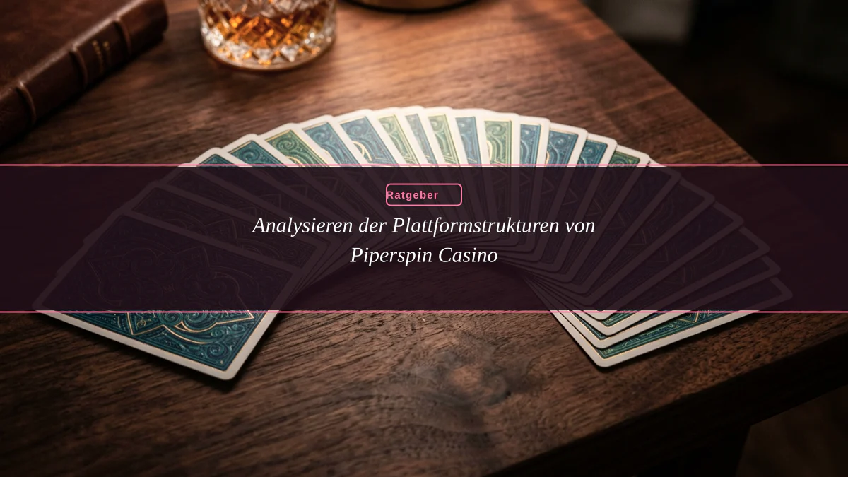 Analysieren der Plattformstrukturen von Piperspin Casino