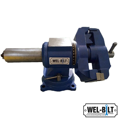 Bench Vice, Swivel Head, 125mm