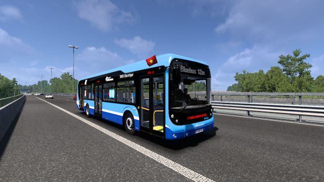 Transerco Hanoibus livery for Bolloré Bluebus SE