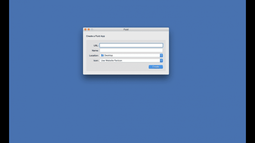 Fluid for Mac — creating a site-specific browser from a web app URL on macOS