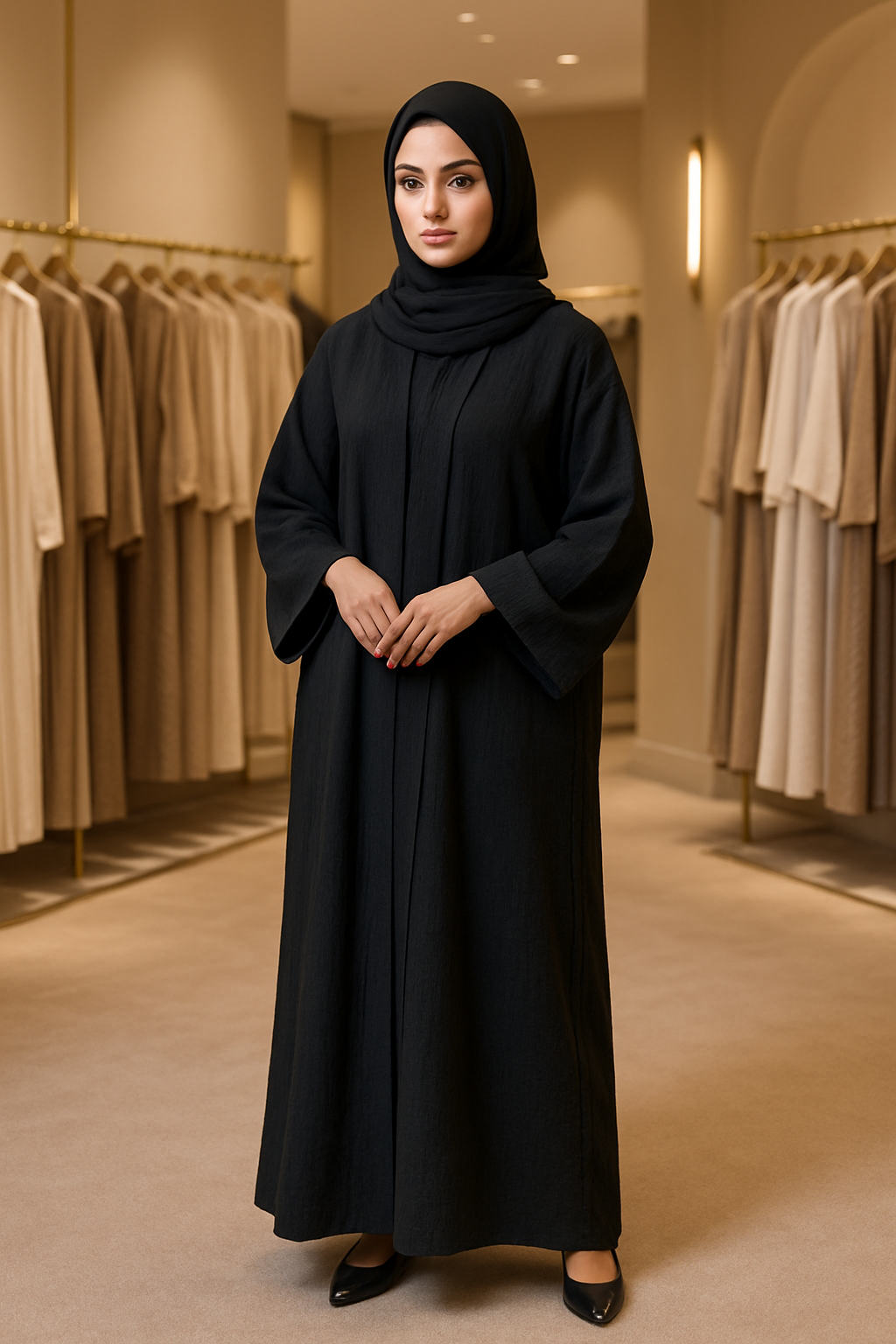 تنسيق عباية خليجية عصرية محتشمة