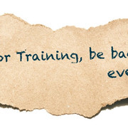 gone for training be back eventually