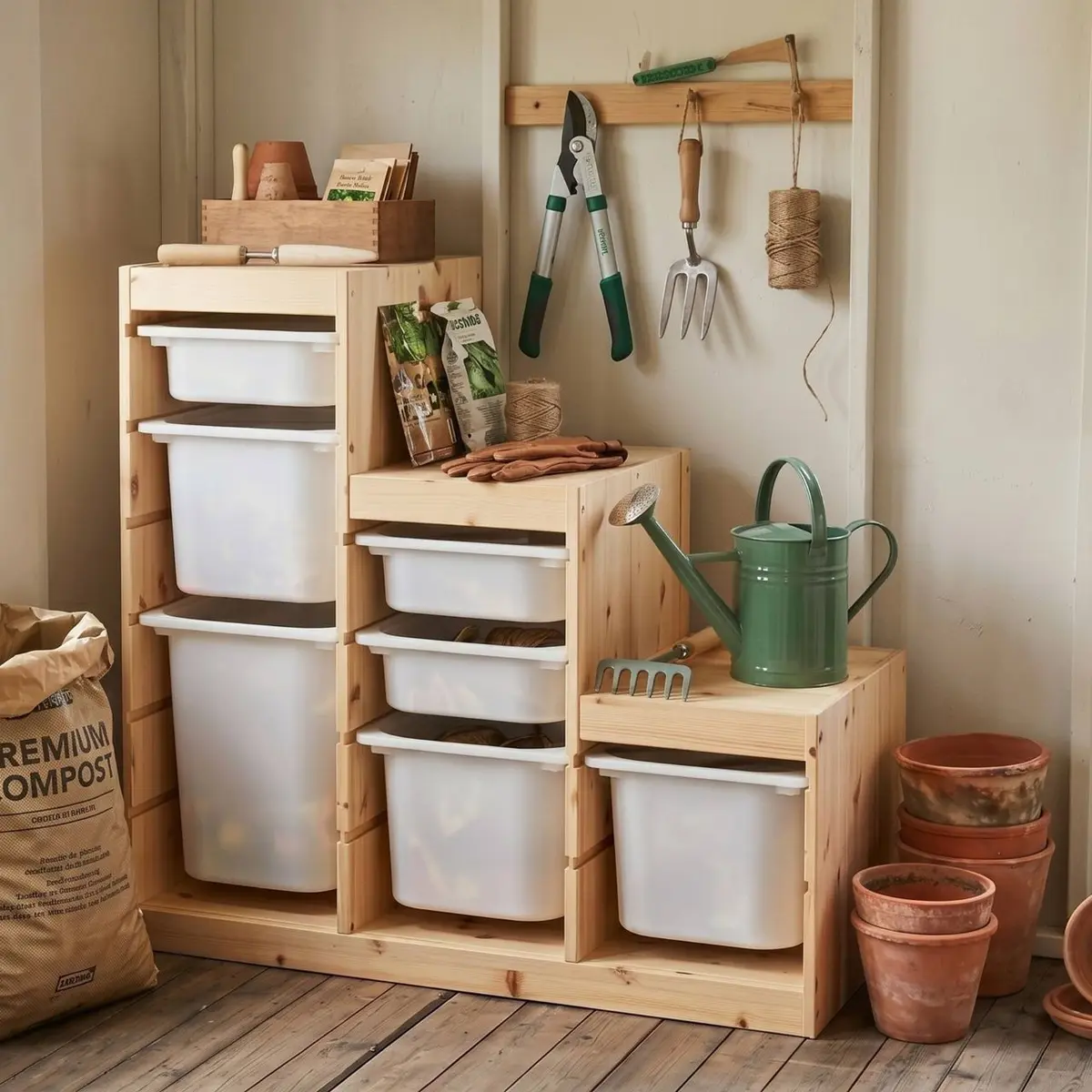 IKEA Toy Storage Hack pentru grădinărie