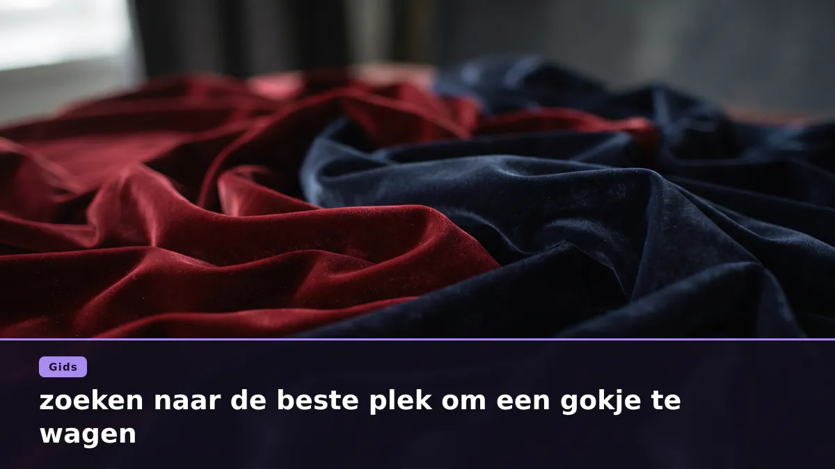 zoeken naar de beste plek om een gokje te wagen