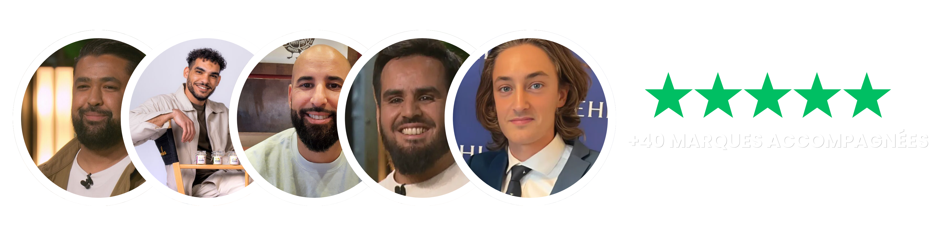 +40 marques accompagnées