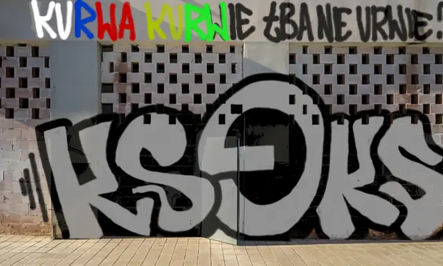 Graffiti artwork by vandald