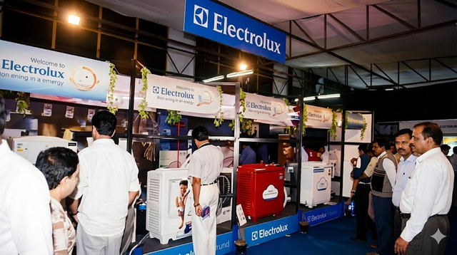 Electrolux pavilion at ICE Mega Expo