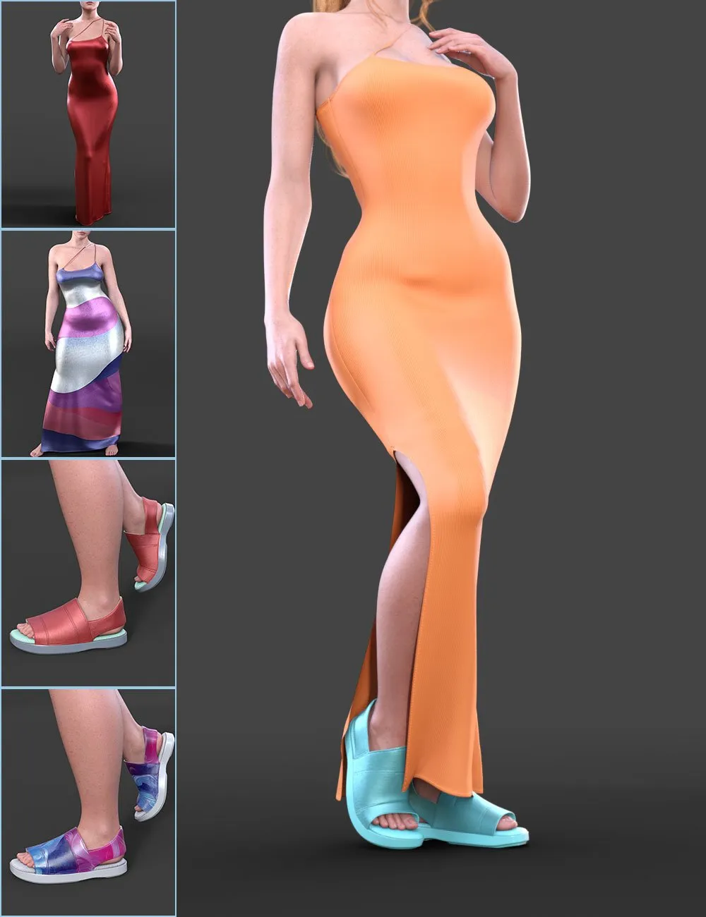 COG Cocktail Dress Bundle for Genesis 9new 