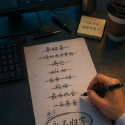 E3 A 03d工作台D 白纸 划掉词 圈出 永不归零