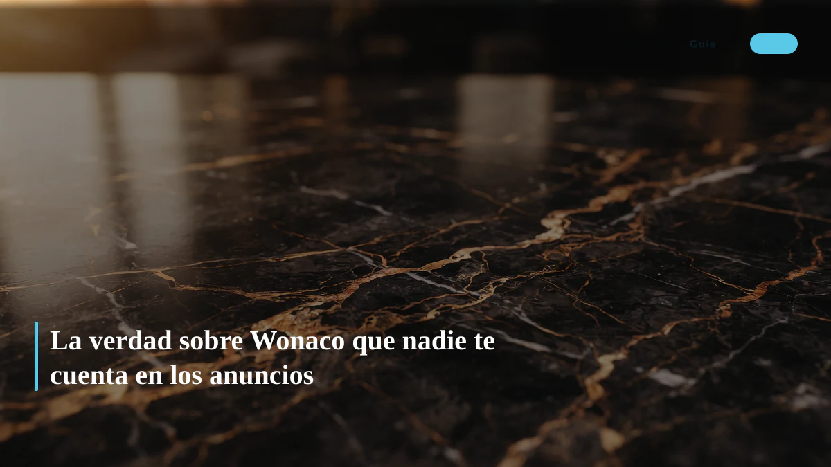 La verdad sobre Wonaco que nadie te cuenta en los anuncios