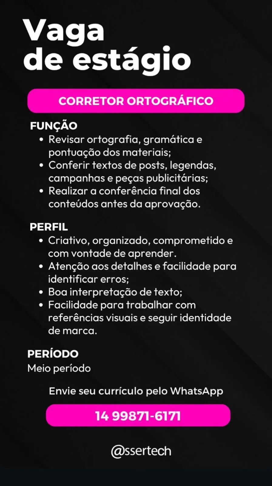 Est&Aacute;gio Para Corretor Ortogr&Aacute;fico