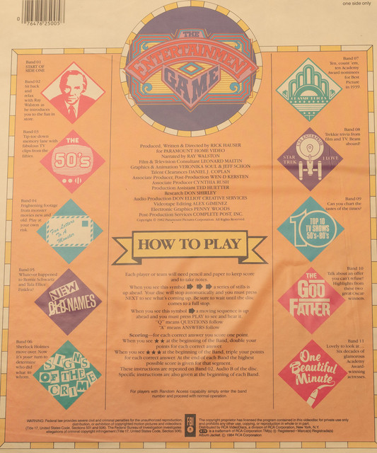 58. Box Set - The Entertainment Game - g. Rear Disc w/ Instructions Zoom.jpg