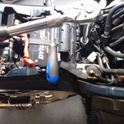 Removing-top-clevis-nut