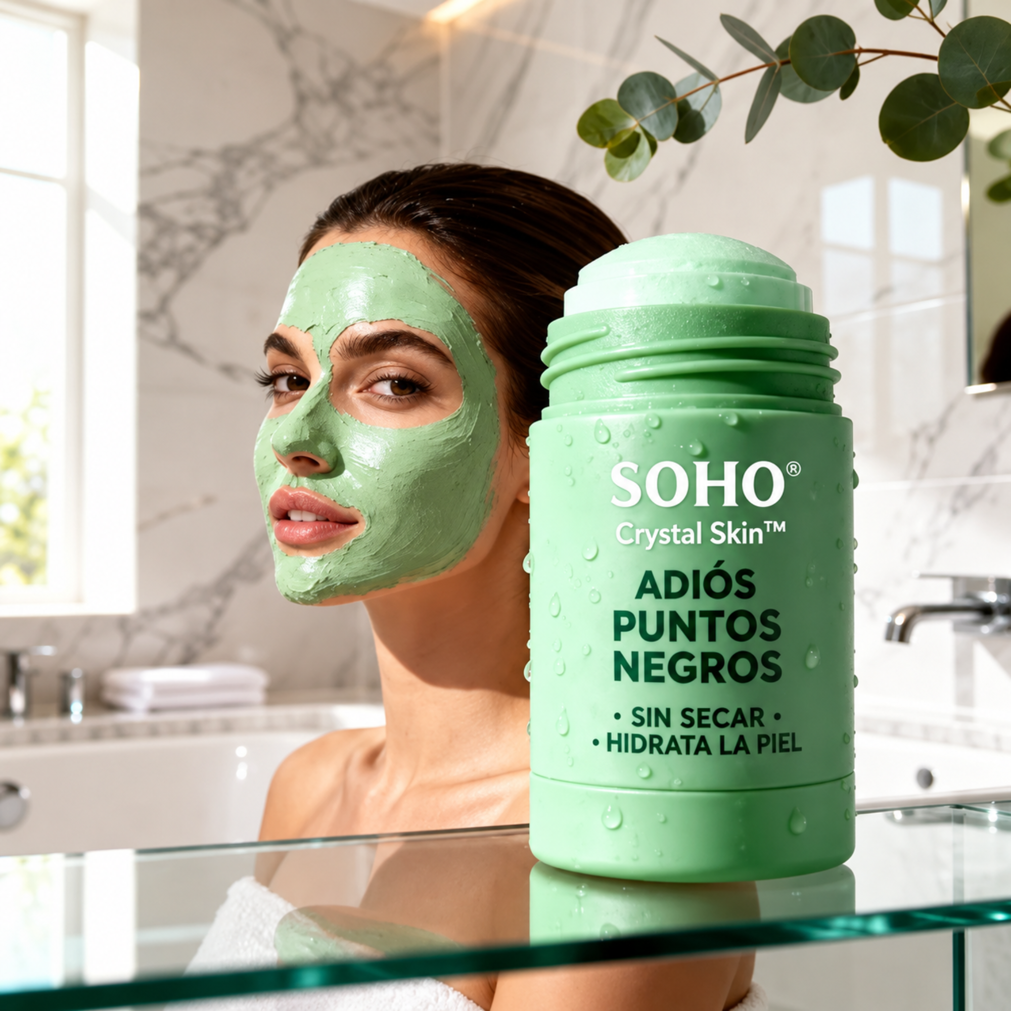 Crystal Skin™ de SOHO, mascarilla purificante para puntos negros, grasa y poros