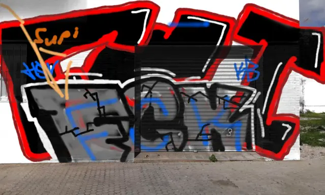 Graffiti artwork by FuckBIF