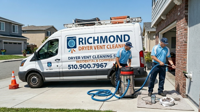 Professional dryer vent inspection Richmond