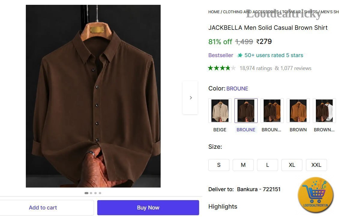   men S Solid – Just ₹279 | Limited Time Loot Offer
