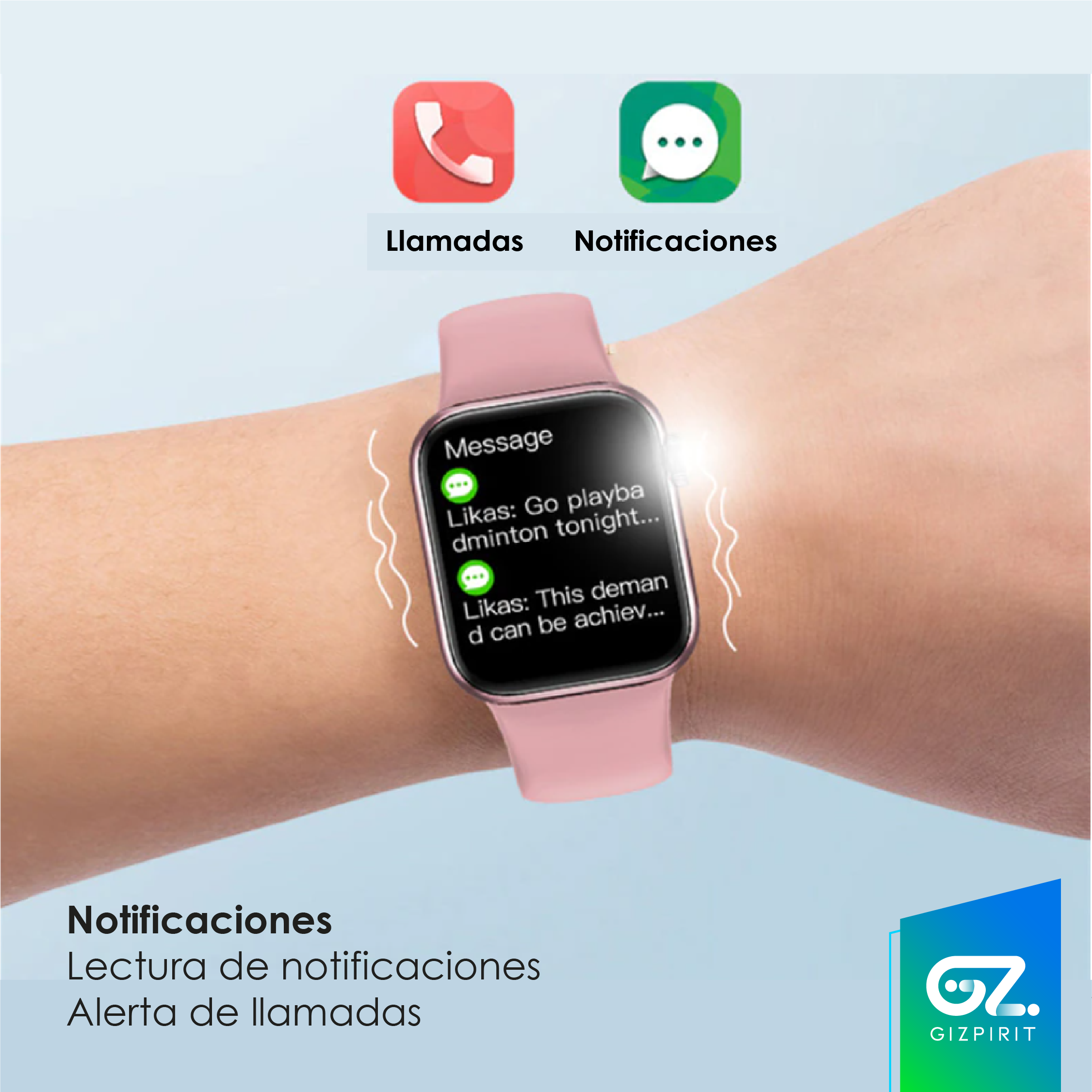 ▷ Smartwatch M26 PLUS Rosa