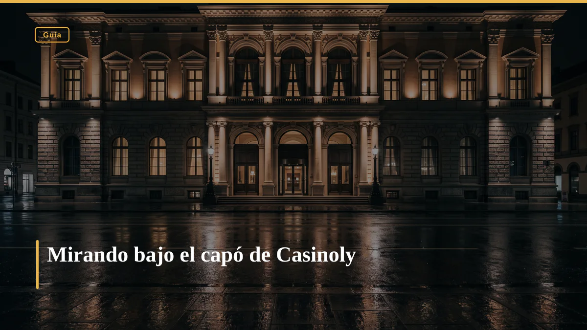 Mirando bajo el capó de Casinoly